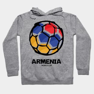 Armenia Football Country Flag Hoodie